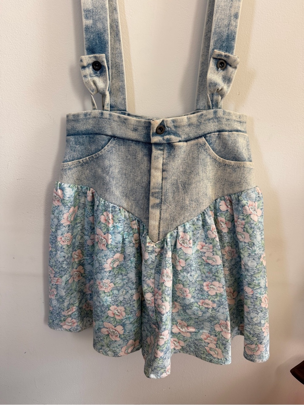 Vintage Denim Floral Jumper